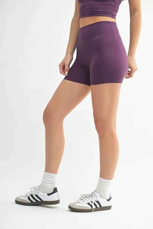 MONO B Venice Cloud Light Contour Biker Shorts