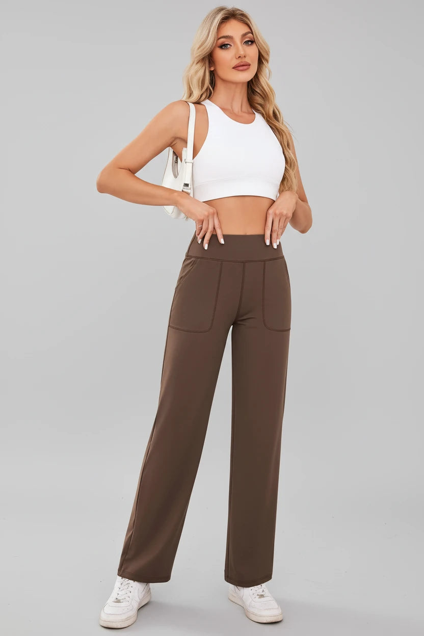 Lovelet High Waist Active Pants with Pockets