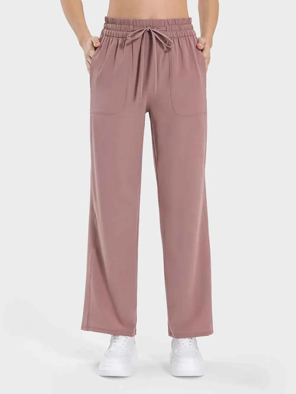 Millennia Drawstring Pocketed Active Pants