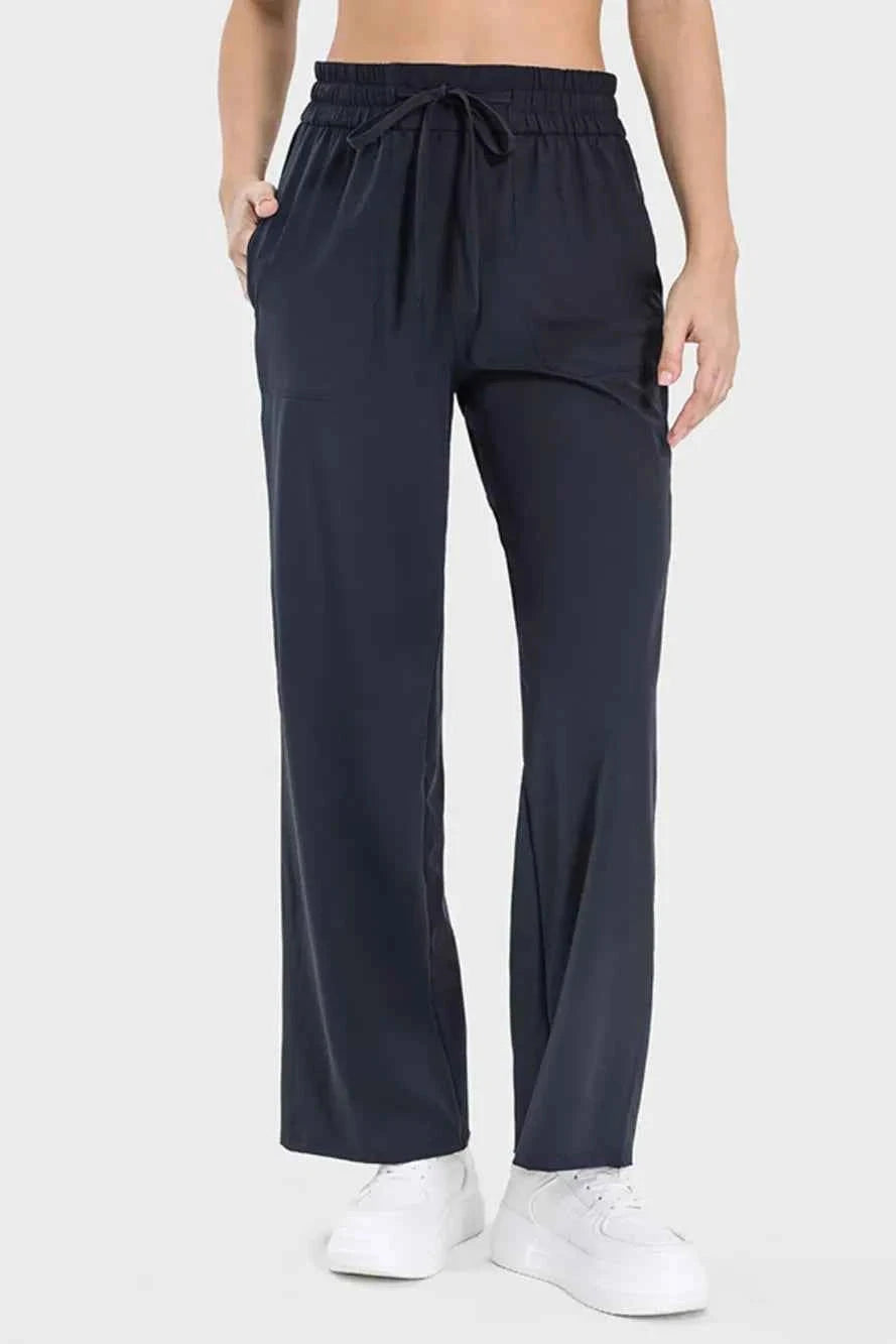 Millennia Drawstring Pocketed Active Pants