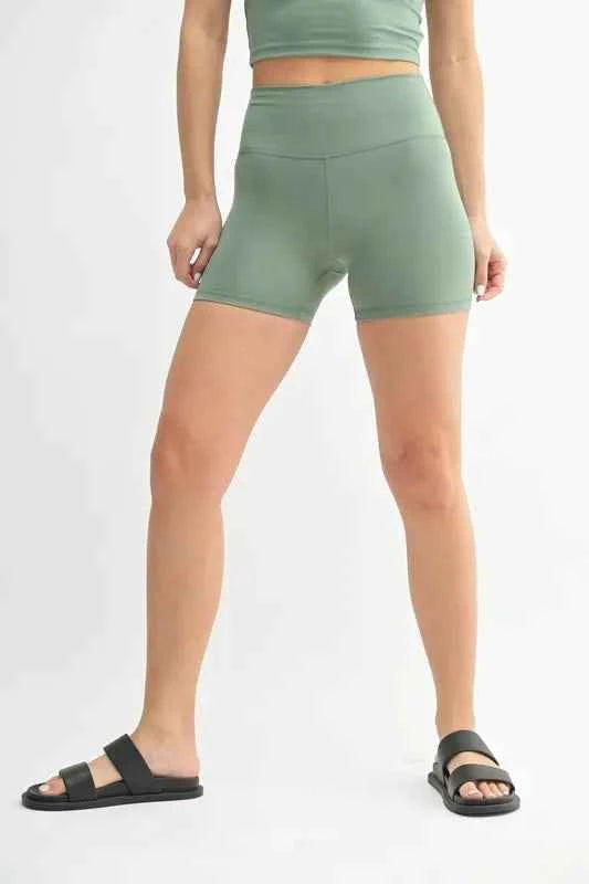 MONO B Venice Cloud Light Contour Biker Shorts