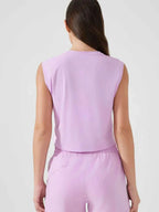 Millennia Round Neck Cropped Active Tank