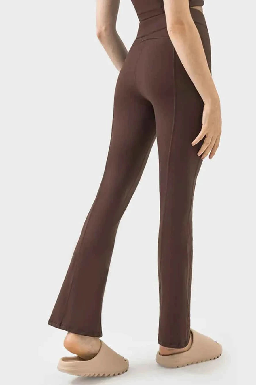 Millennia Zipper Detail High Waist Active Pants