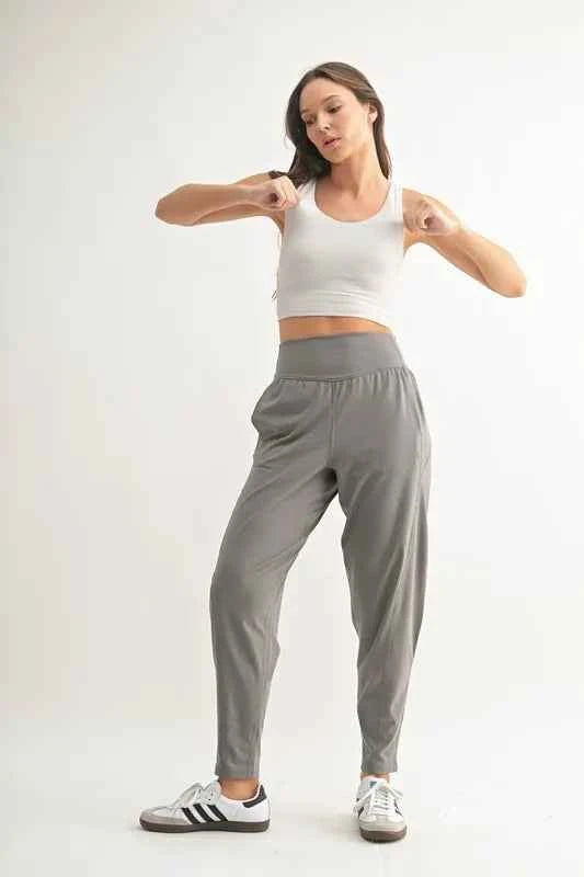 MONO B Flowbarrel High Waist Active Pants