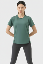 T-shirt Aina com fenda