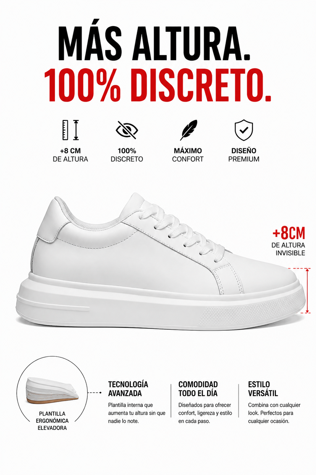 Ander Sneakers (+6CM -> +8CM)