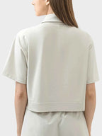 Millennia Half Button Short Sleeve Active T-Shirt