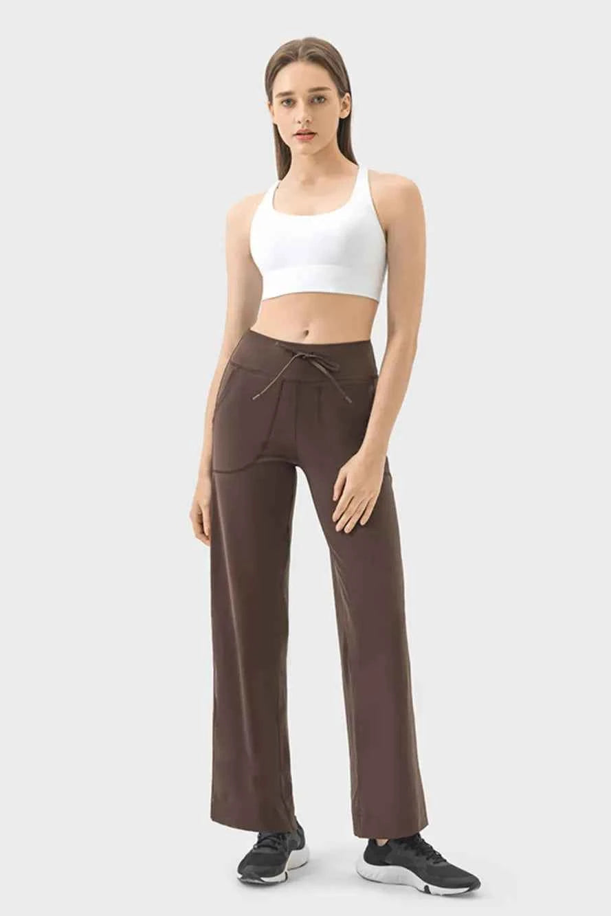 Millennia Drawstring Active Pants with Pockets